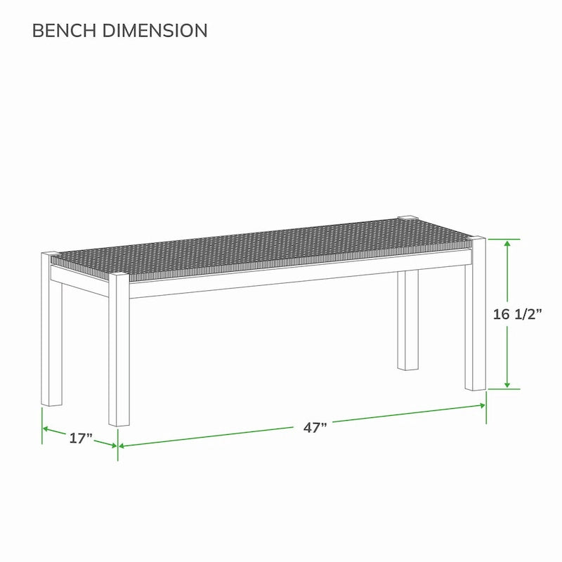 Cambridge Casual Paxton 3-piece Teak Outdoor Dining Set
