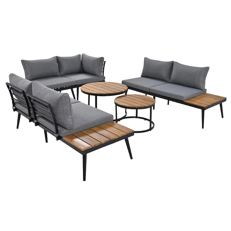 6-Piece Outdoor Sectional Sofa Set