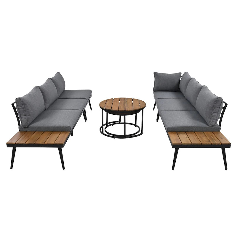 6-Piece Outdoor Sectional Sofa Set
