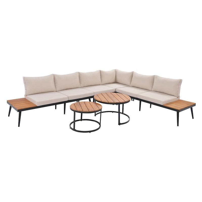 6-Piece Outdoor Sectional Sofa Set