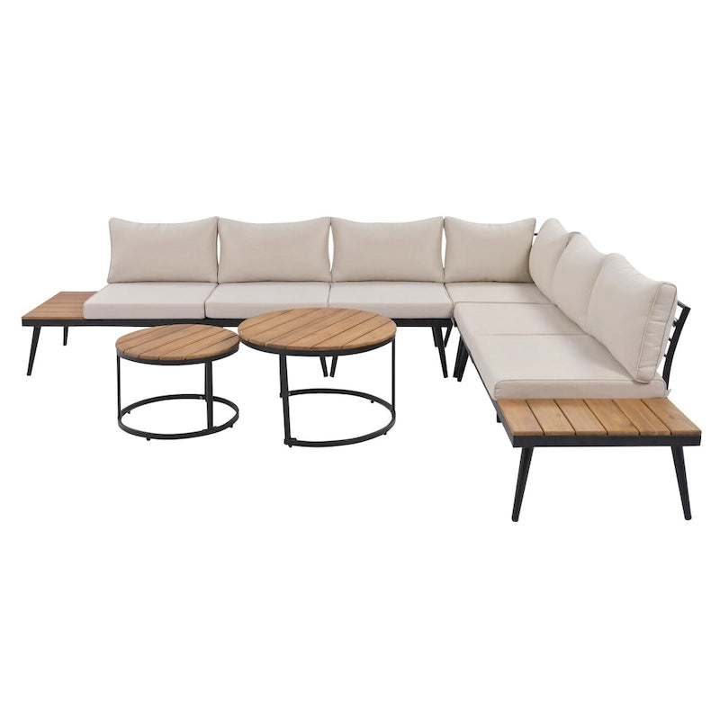6-Piece Outdoor Sectional Sofa Set