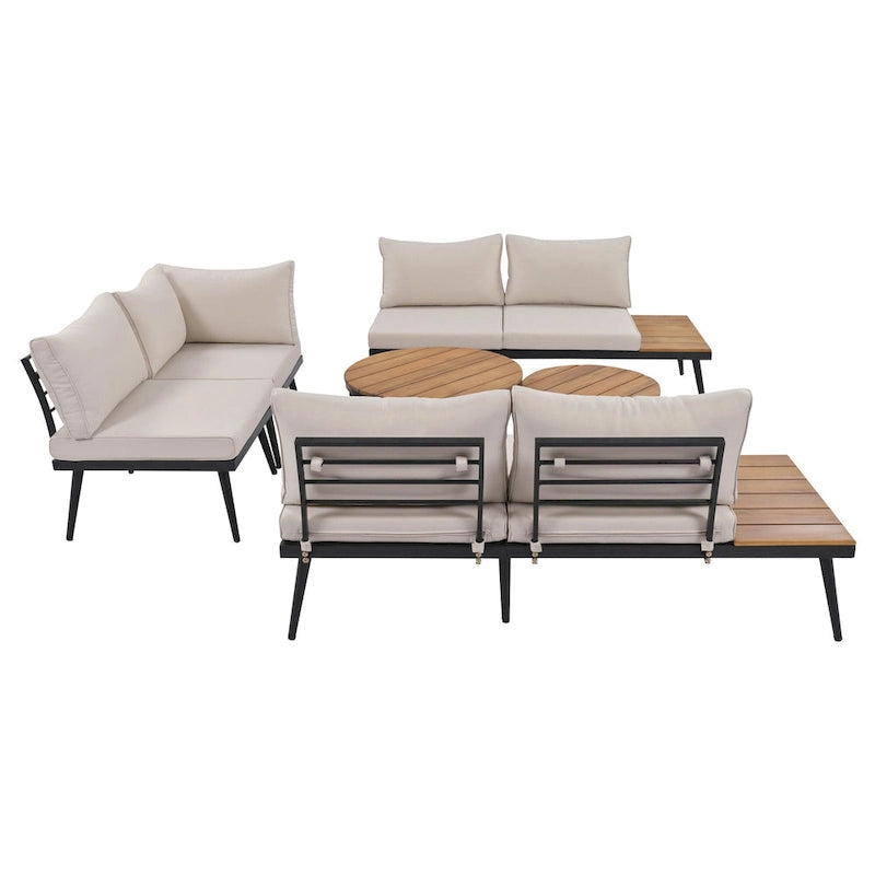 6-Piece Outdoor Sectional Sofa Set