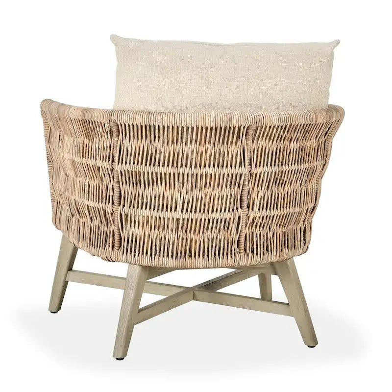 Classic Home Collins Outdoor Solid Wood Accent Chair