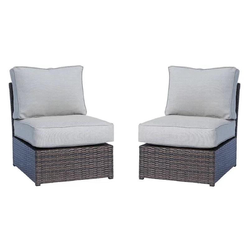 Wicker/Rattan 6 - Person Seating Group with Cushions