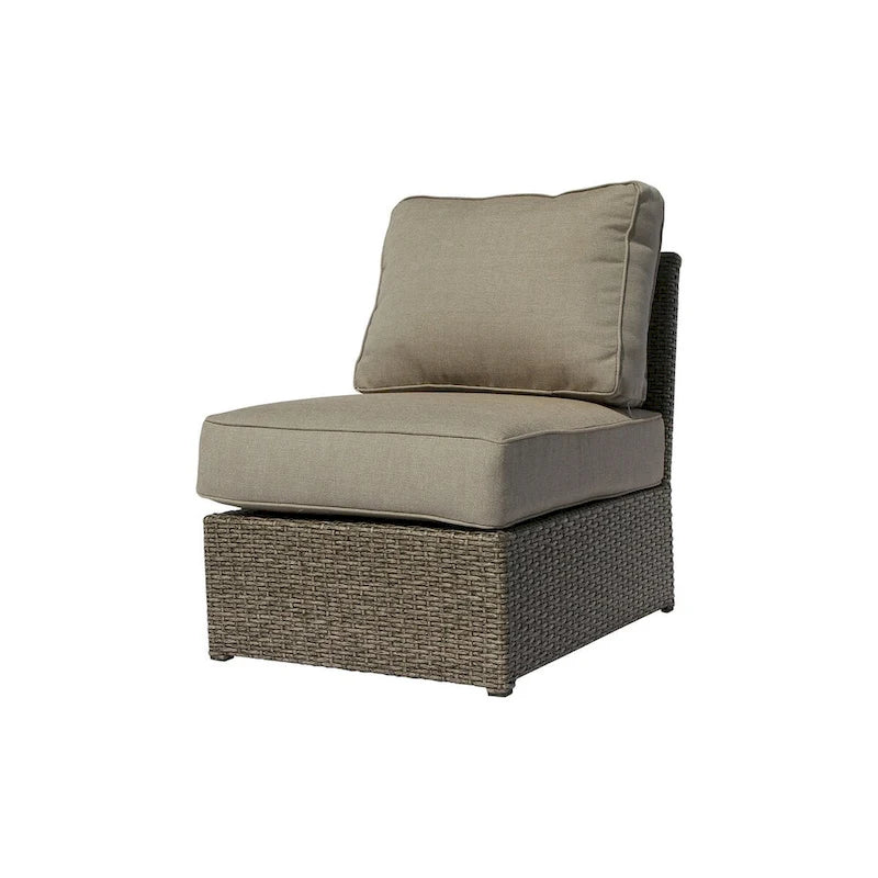 LSI 9 Piece Sectional Seating Group With Olefin Gray Cushion
