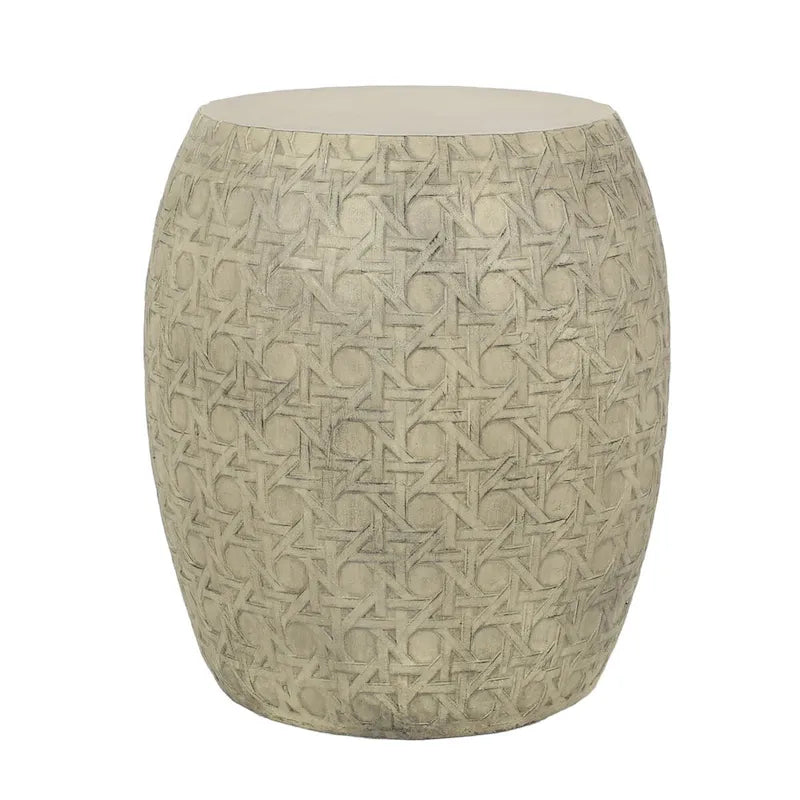End Table Outdoor Lightweight Concrete Side Table by Christopher Knight Home