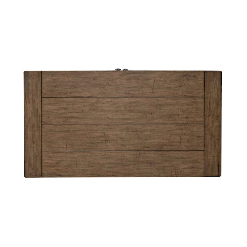 Pine Lift Top Cocktail Table with Storage – Weathered Toffee