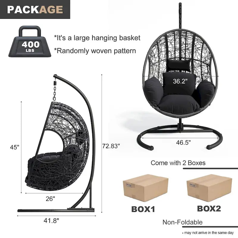 wicker Swing Egg Chair