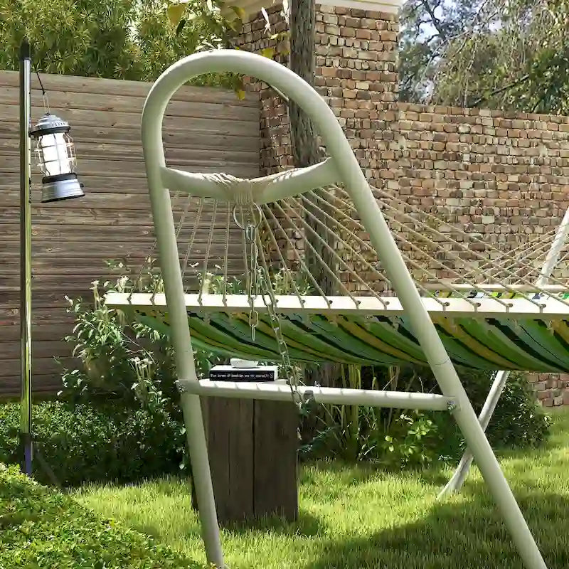 Portable Hammock Stand for 2 Person, Adjustable Steel Frame Hammock Stand for 9-14ft Hammocks