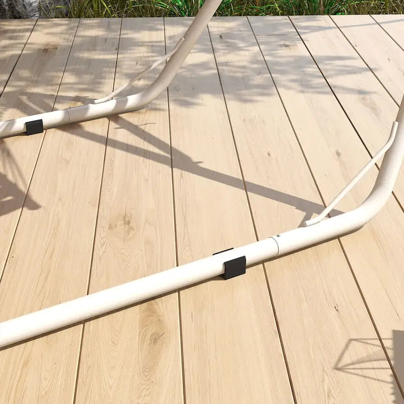 Portable Hammock Stand for 2 Person, Adjustable Steel Frame Hammock Stand for 9-14ft Hammocks