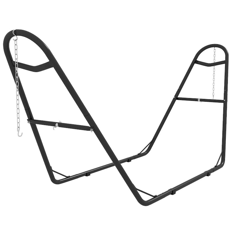 Portable Hammock Stand for 2 Person, Adjustable Steel Frame Hammock Stand for 9-14ft Hammocks