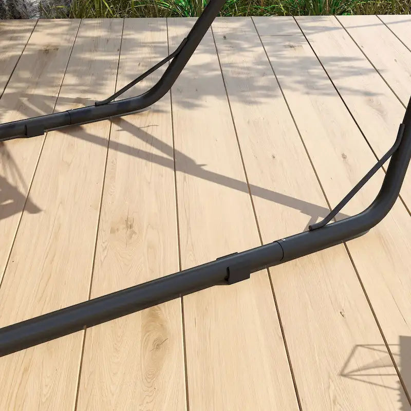 Portable Hammock Stand for 2 Person, Adjustable Steel Frame Hammock Stand for 9-14ft Hammocks