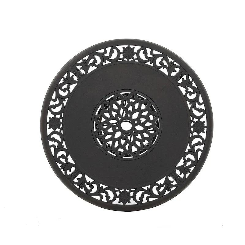 Outdoor 32-inch Round Aluminum Table
