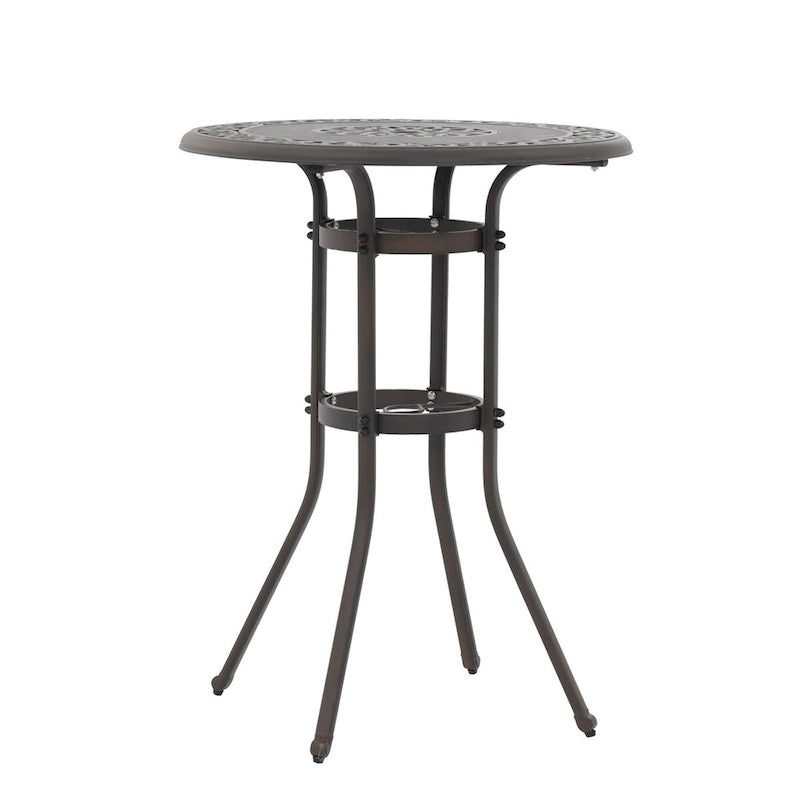 Outdoor 32-inch Round Aluminum Table