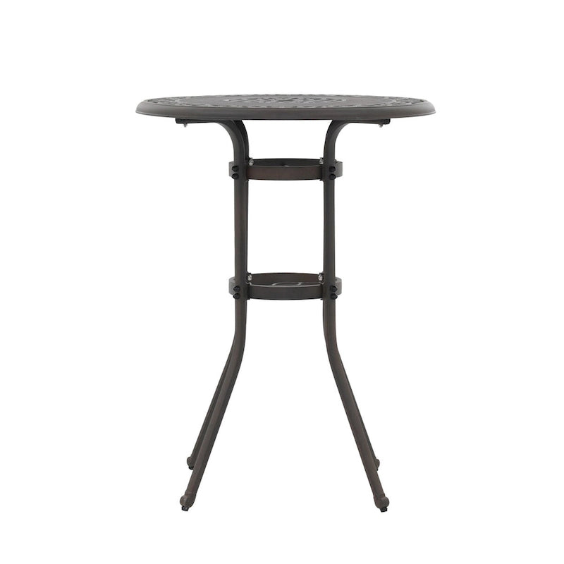 Outdoor 32-inch Round Aluminum Table