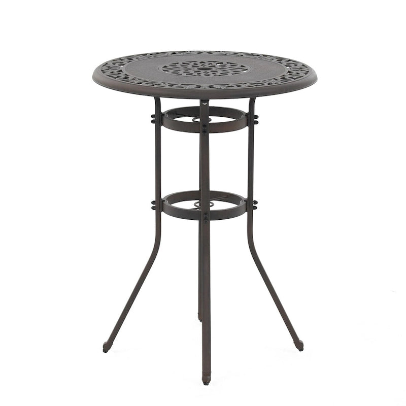 Outdoor 32-inch Round Aluminum Table