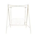 XBrand 60  Iron Sun-Patterned Hanging Seat for Two Indoor/Outdoor Swing Bench