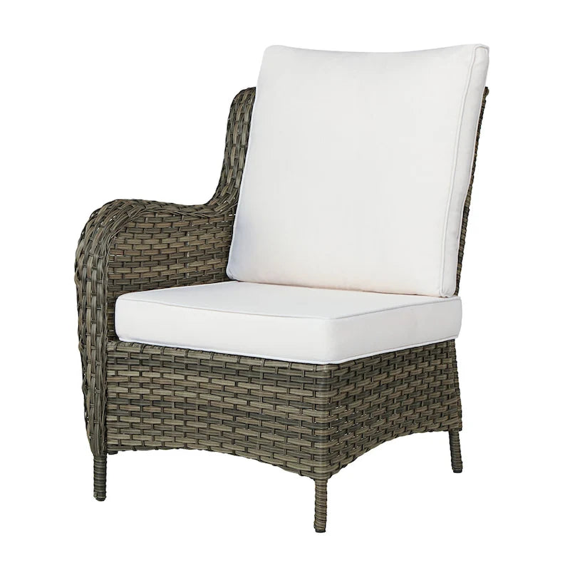 6 Pieces Outdoor Rattan Patio Furniture Set