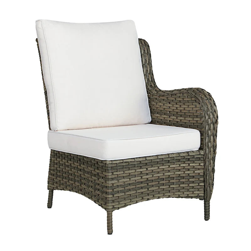 6 Pieces Outdoor Rattan Patio Furniture Set