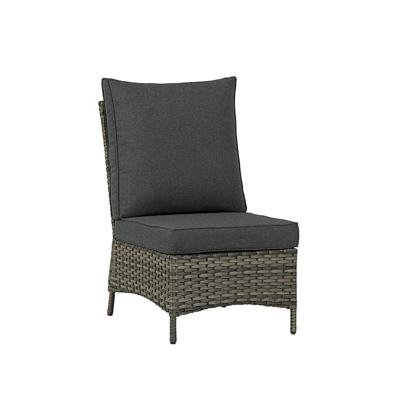 6 Pieces Outdoor Rattan Patio Furniture Set