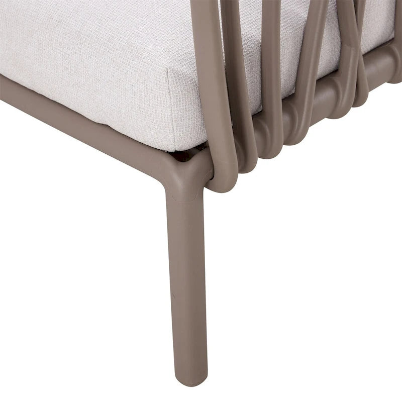Weather Waterproof Patio Loveseat with Cushion