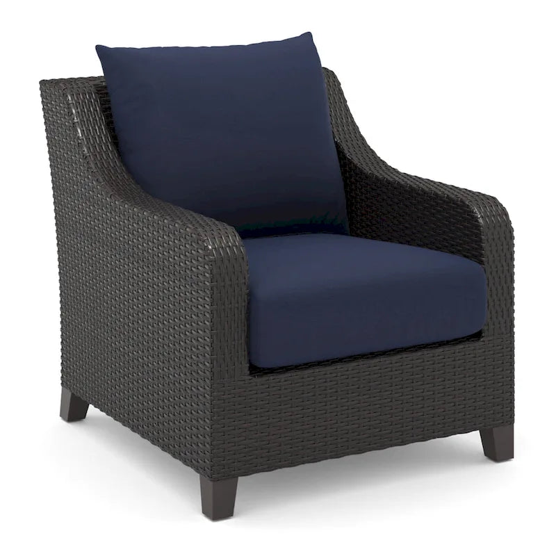 New Classic Furniture Skye 4-Piece Outdoor Patio Chair and Ottoman Set