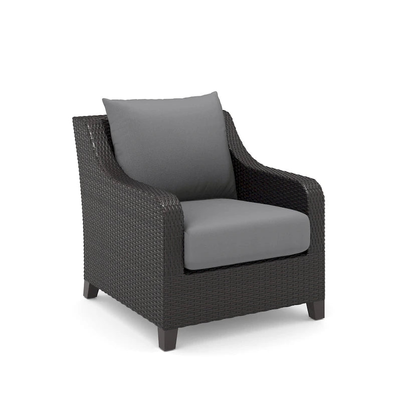 New Classic Furniture Skye 4-Piece Outdoor Patio Chair and Ottoman Set