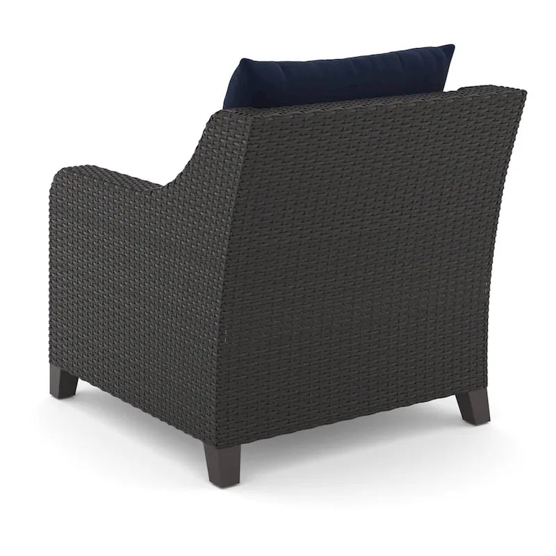 New Classic Furniture Skye 4-Piece Outdoor Patio Chair and Ottoman Set