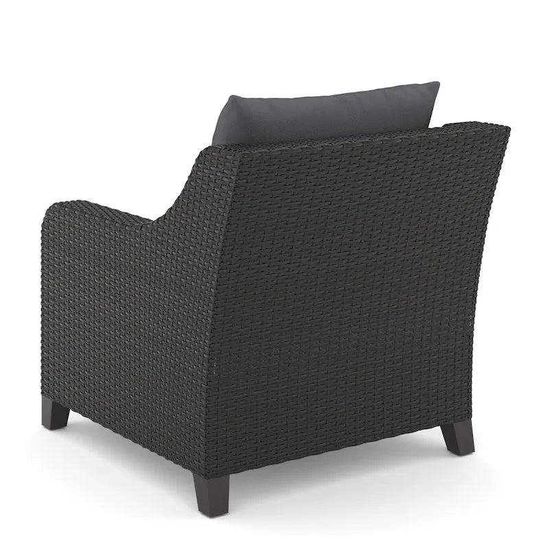 New Classic Furniture Skye 4-Piece Outdoor Patio Chair and Ottoman Set